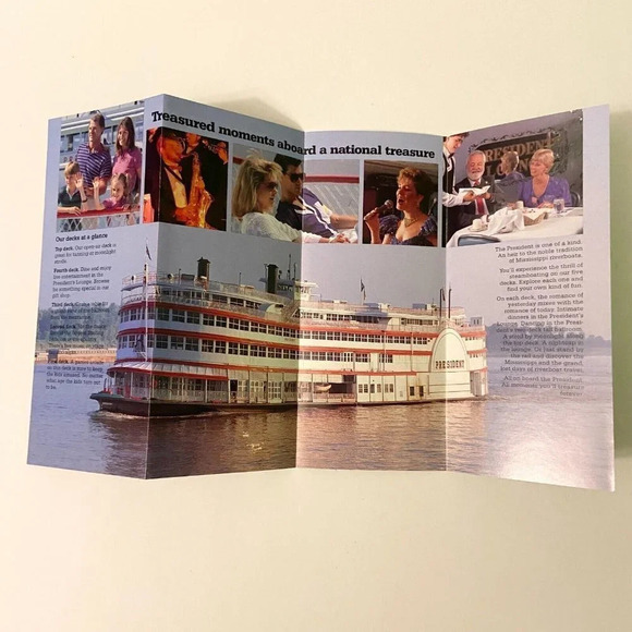 Vintage Lot of  4 New Orleans Brochures Hotel Meridian River Cruise Pamphlets - Picture 14 of 15